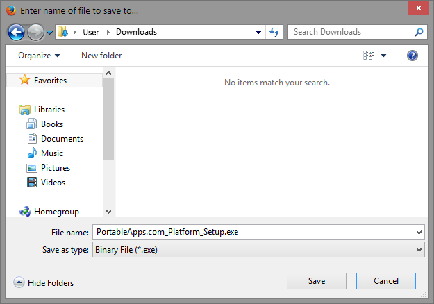 Enter the name of file to save to...